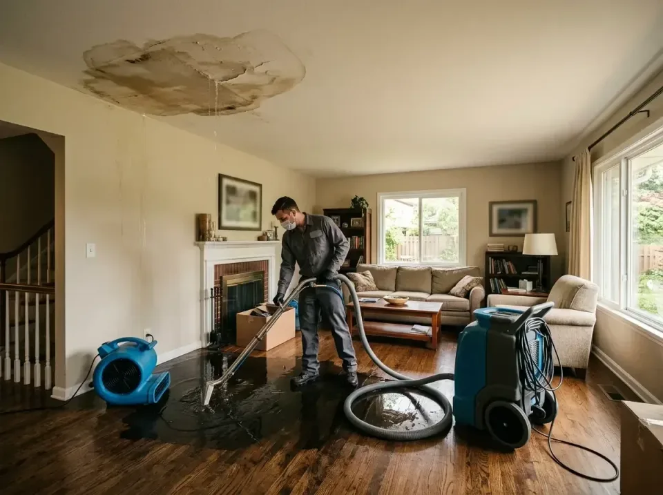 attic-pipe-burst-ceiling-drip-008 — frequently asked questions, Water Damage Restoration & Carpet Care in Town 'n' Country,…